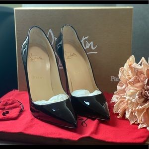 BRAND NEW So Kate famous Christian Louboutin 5 inches tall patent leather pumps.